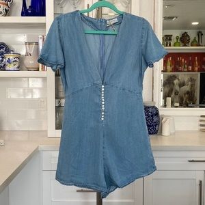 Mono short Premium Denim Collection XS‎ ZARA